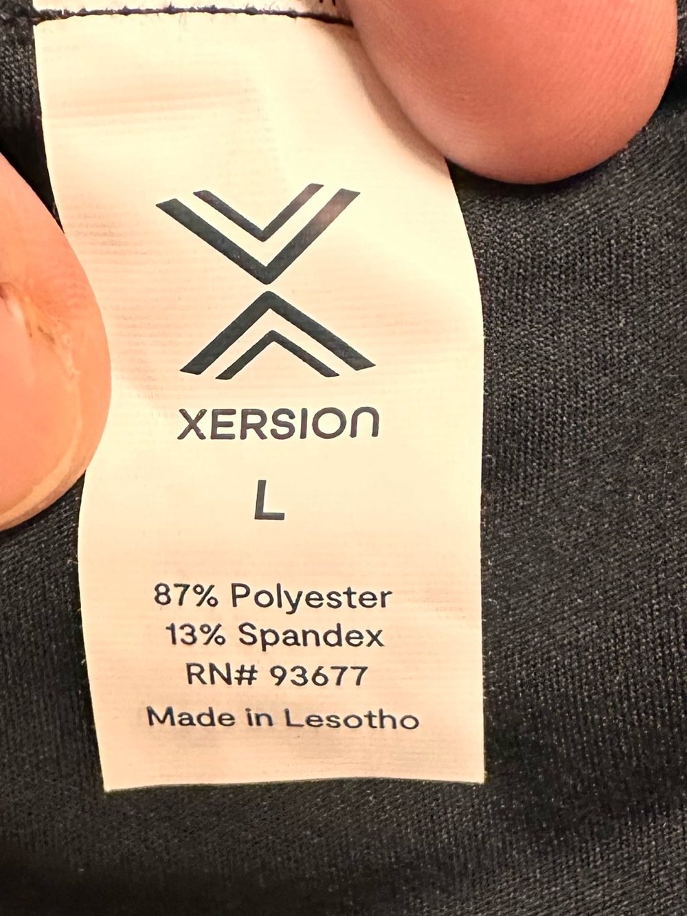 Xersion Black Square-Neck Tank - Wide Straps - Picture 3 of 4